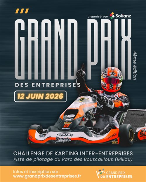 Challenge amateur de karting inter-entreprises de l’Aveyron - Grands prix des entreprises par Solianz